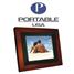 Portable USA 8" Wooden Digital Picture Frame with remote control